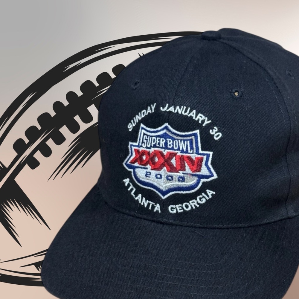 Logo 7 NFL Vintage-Super Bowl XXXIV 2000 Atlanta Georgia Snapback Hat
